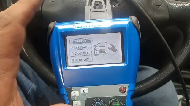 scanner em uso